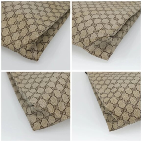 GUCCI GG Supreme Tote Bag PVC Beige Gold 39 02 061 Auth ep9449 - Picture 14 of 16